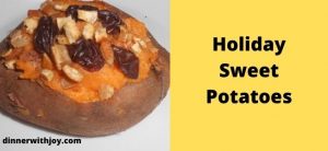 Holiday Sweet Potatoes