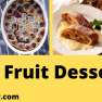 Fall Fruit Desserts